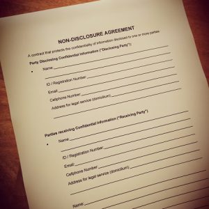 Non-Disclosure Agreement (NDA) / Confidentiality Agreement